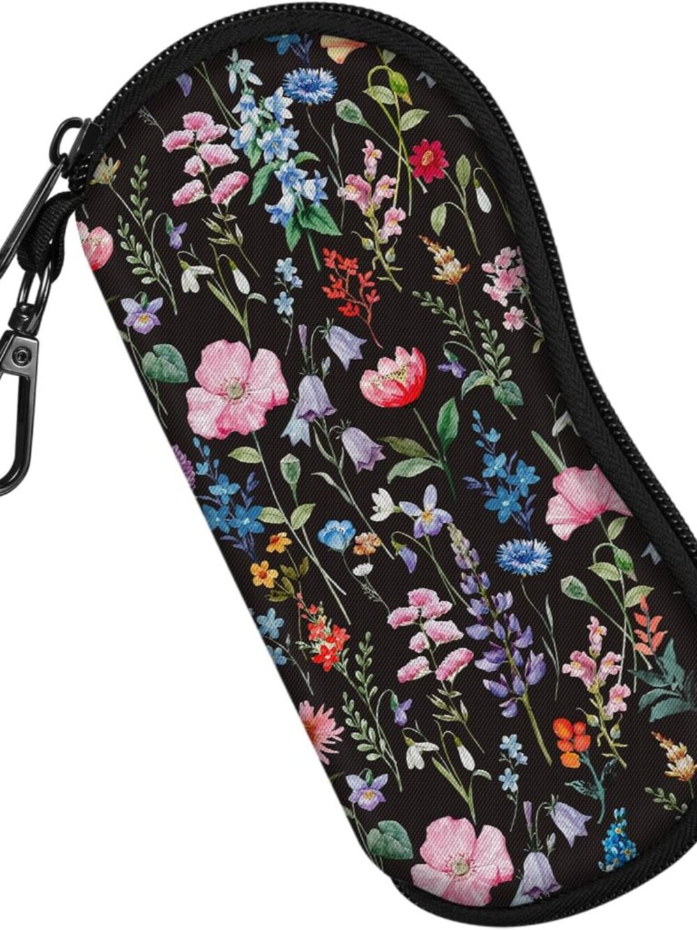 Glasses Case with Carabiner, Ultralight Neoprene Sunglasses Pouch